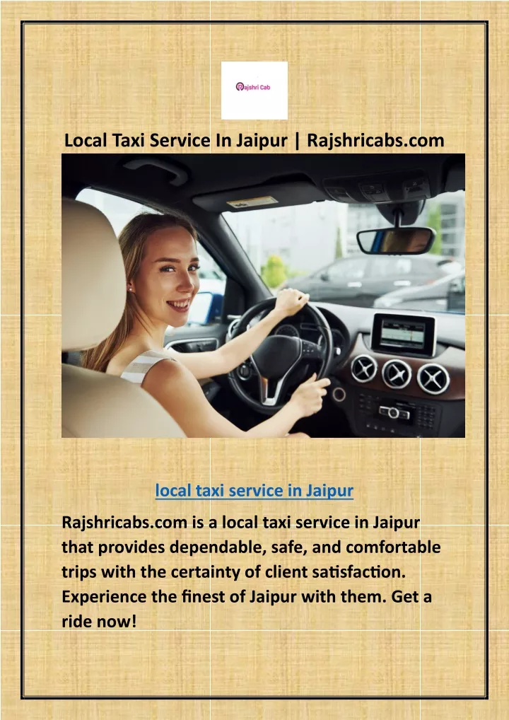 local taxi service in jaipur rajshricabs com