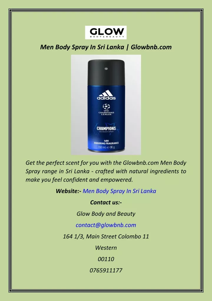 men body spray in sri lanka glowbnb com