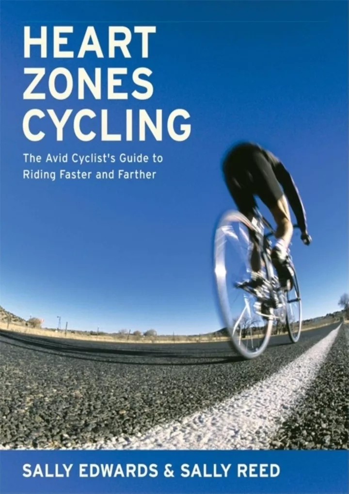 heart zones cycling the avid cyclist s guide