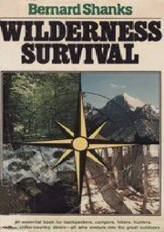 EPUB DOWNLOAD Wilderness survival free