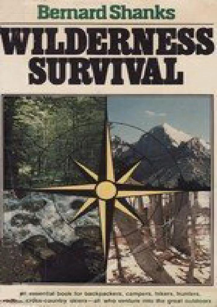 wilderness survival download pdf read wilderness