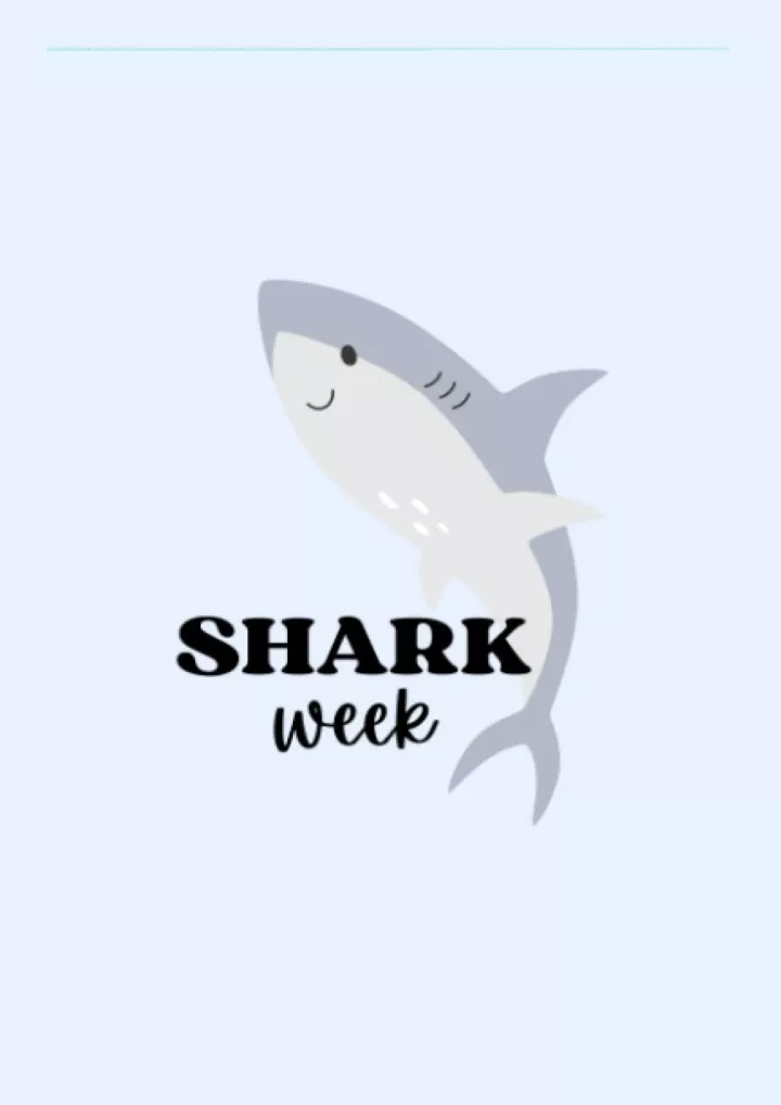 shark week period journal by just sharon period