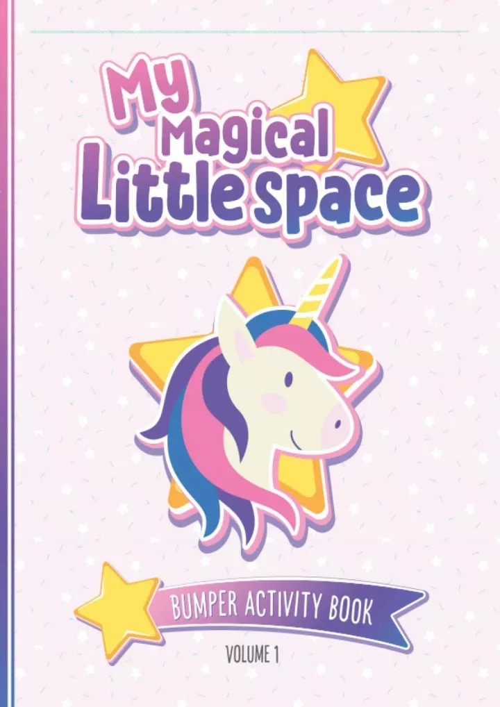 my magical little space bumper activity book