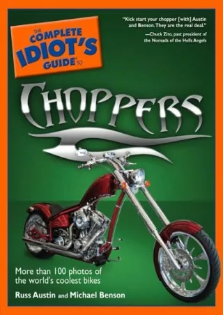 [PDF] DOWNLOAD EBOOK The Complete Idiot's Guide to Choppers android