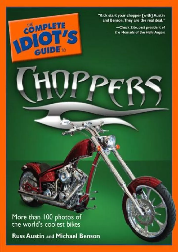 the complete idiot s guide to choppers download