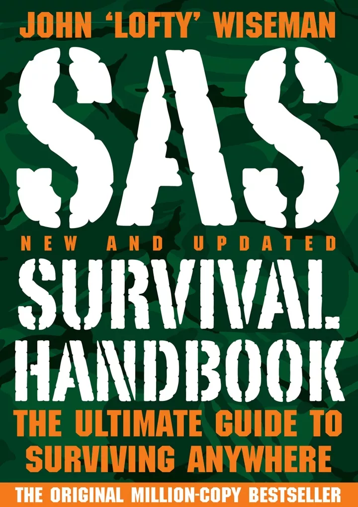 sas survival handbook the ultimate guide