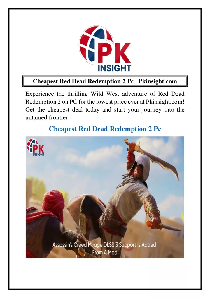 cheapest red dead redemption 2 pc pkinsight com