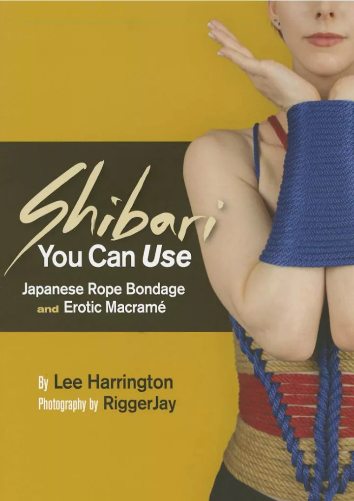 shibari you can use japanese rope bondage