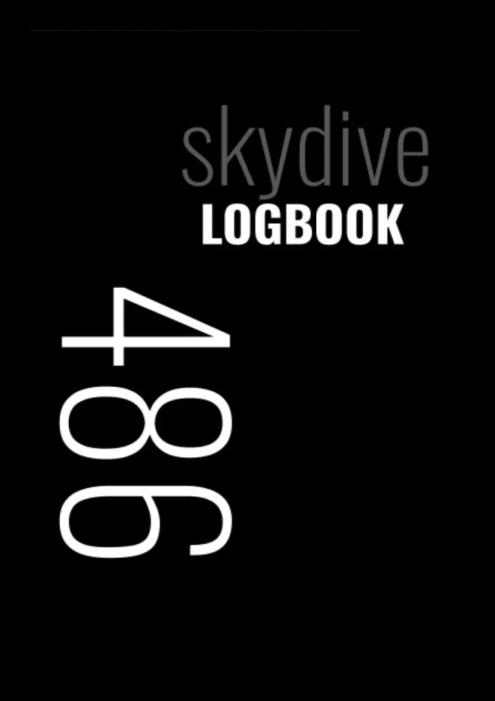 skydiving logbook 486 jumps download pdf read