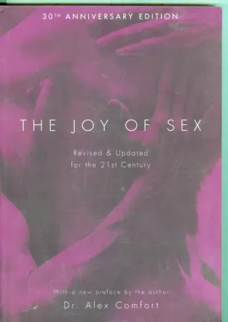 [PDF] DOWNLOAD EBOOK The Joy of Sex read