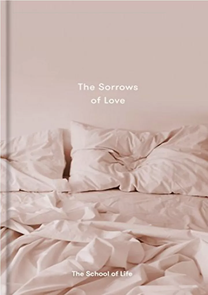 the sorrows of love essay books download pdf read