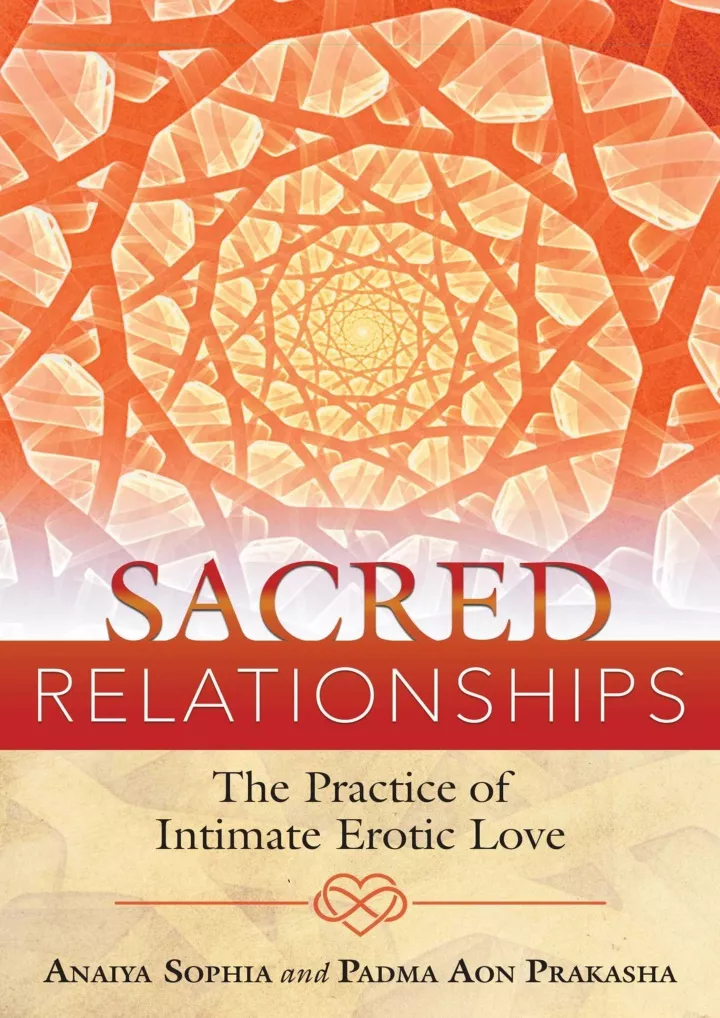 sacred relationships the practice of intimate