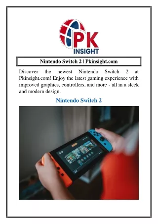 Nintendo Switch 2  Pkinsight