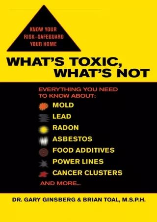 (PDF/DOWNLOAD) What's Toxic, What's Not ebooks