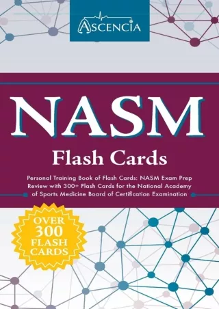 EPUB DOWNLOAD NASM Personal Training Book of Flash Cards: NASM Exam Prep Review