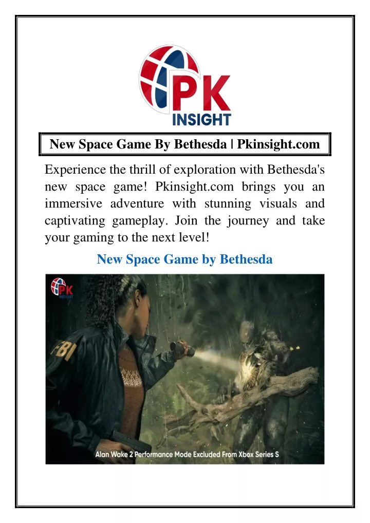 new space game by bethesda pkinsight com