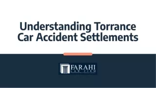 Understanding Torrance Car Accident Settlements