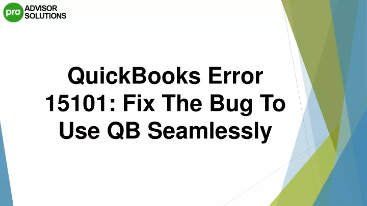 quickbooks error 15101