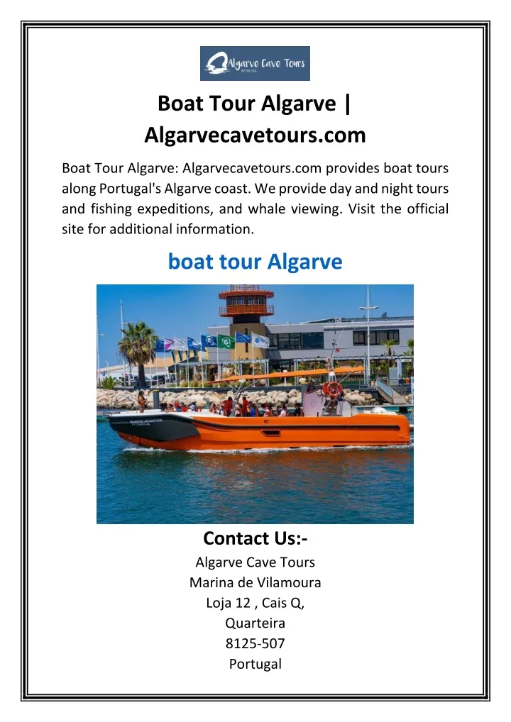 boat tour algarve algarvecavetours com