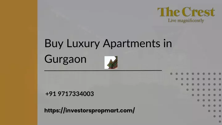 buy luxury apartments in gurgaon