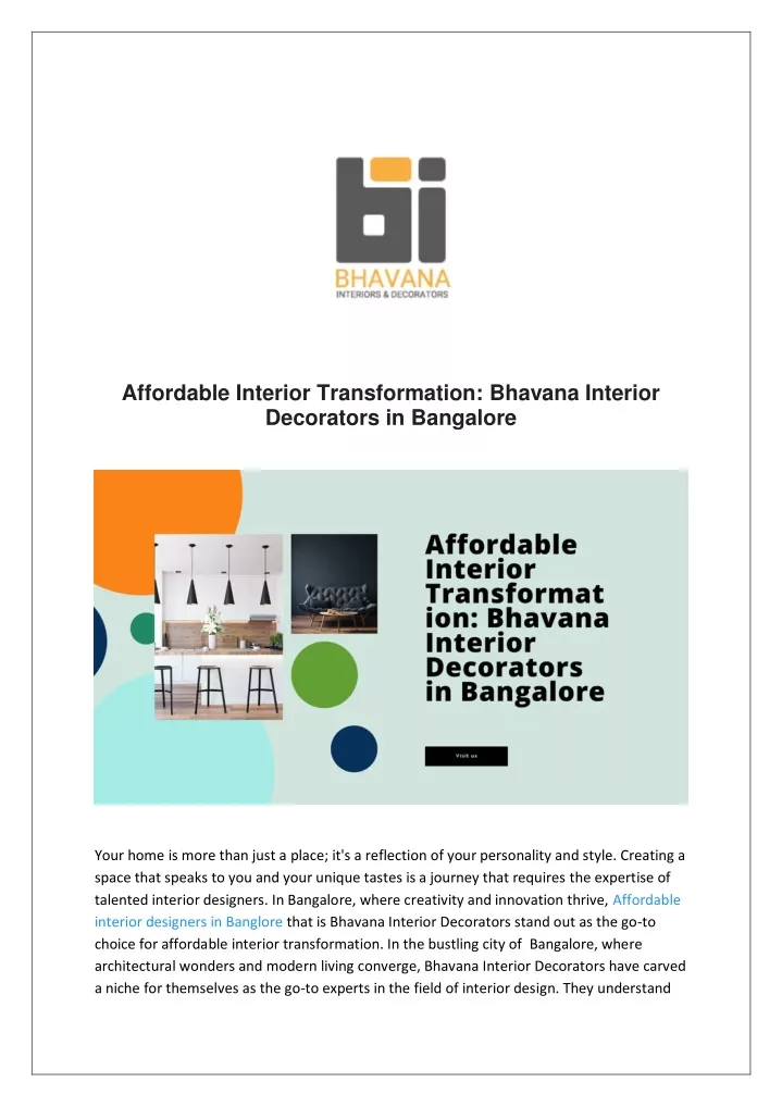 affordable interior transformation bhavana
