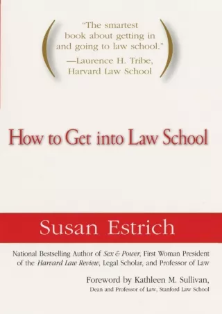 get [PDF] Download How to Get Into Law School