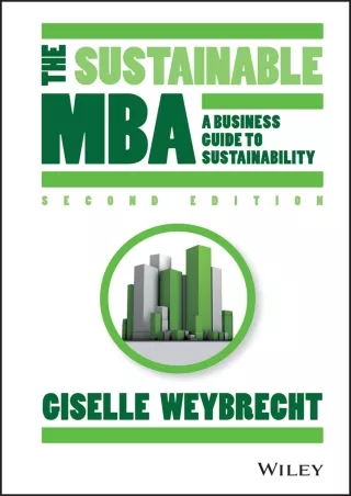 $PDF$/READ/DOWNLOAD The Sustainable MBA: A Business Guide to Sustainability