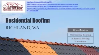 Residential Roofing Company Richland, WA