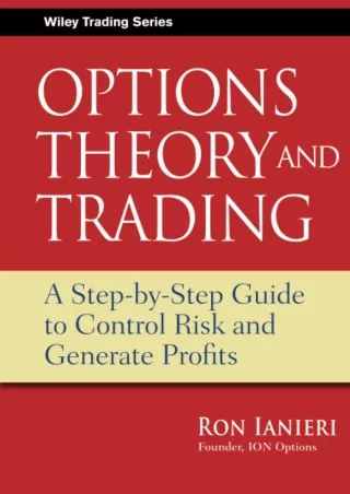 PDF_ Options Theory and Trading