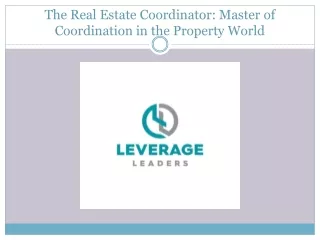 Leverage Leaders_Real Estate Coordinator