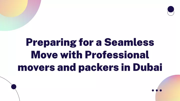 preparing for a seamless move with professional
