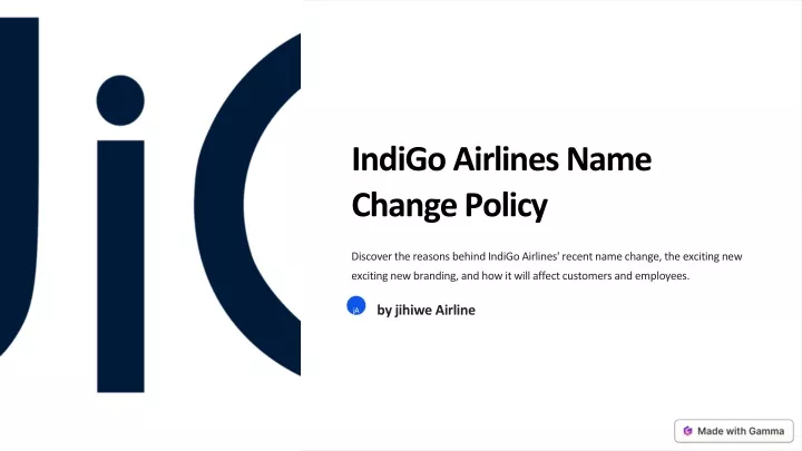indigo airlines name change policy