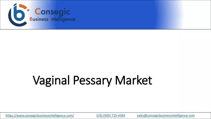 vaginal pessary market