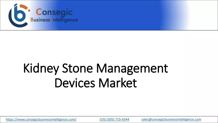 kidney stone management devices market