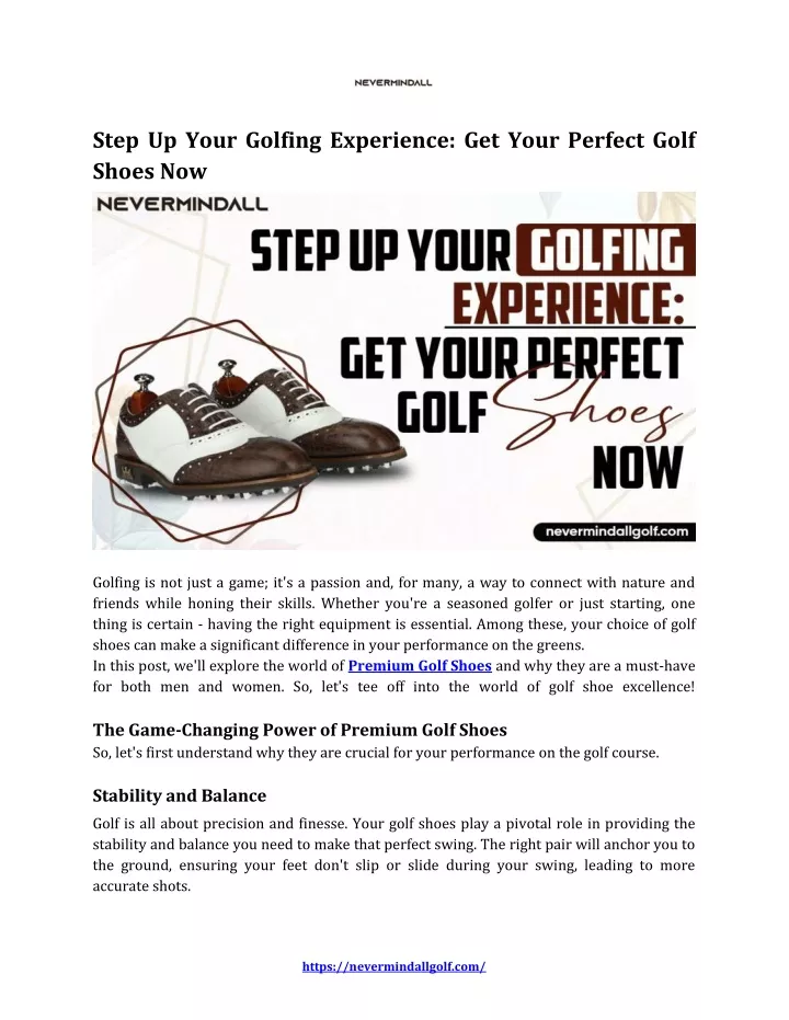 step up your golfing experience get your perfect