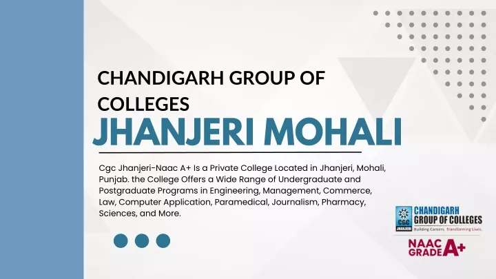 chandigarh group of colleges