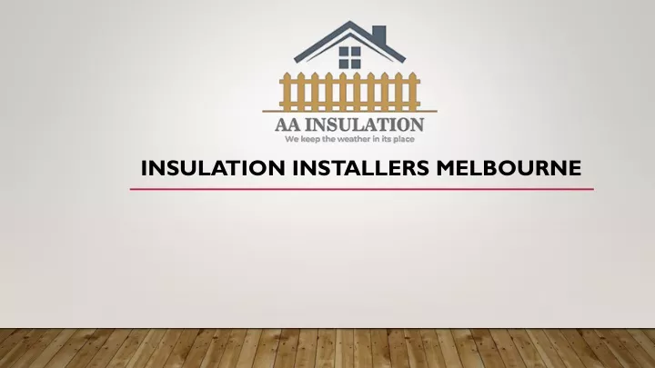 insulation installers melbourne