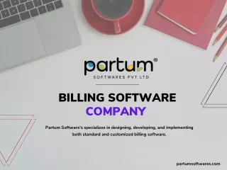 Best Billing Software Company  - Partum Software's