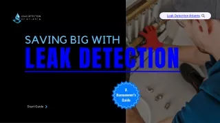 Saving Big with Leak Detection: A Homeowner's Guide