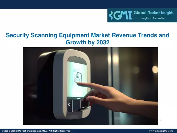 security scanning equipment market revenue trends