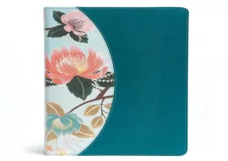 PDF DOWNLOAD CSB Study Bible For Women, Teal Flowers LeatherTouch, Black Letter,