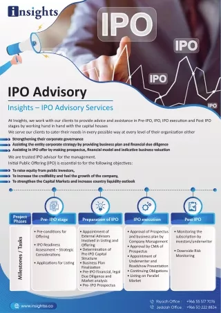 IPO Advisory Flyer
