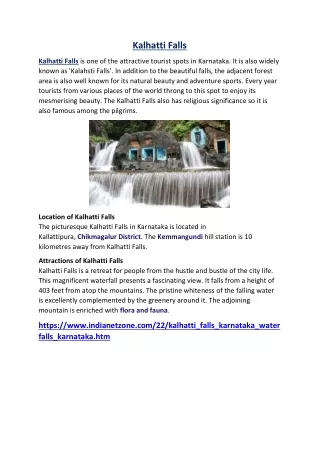 kalhatti falls