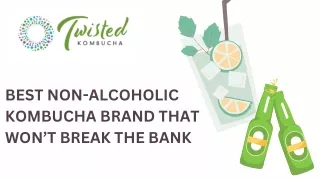best non alcoholic kombucha brand that