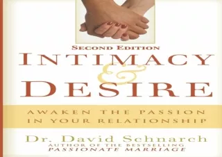 PDF Intimacy & Desire: Awaken The Passion In Your Relationship