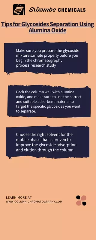 Tips for Glycosides Separation Using Alumina Oxide