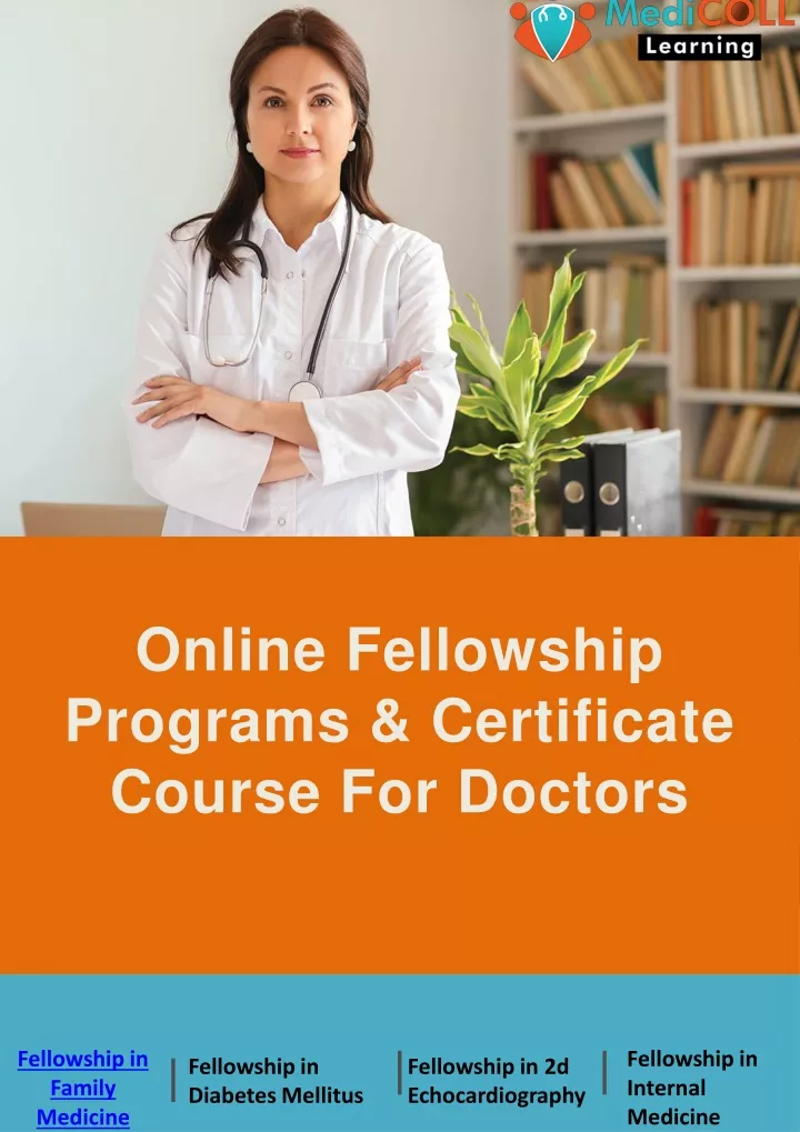 online fellowship programs certificate course
