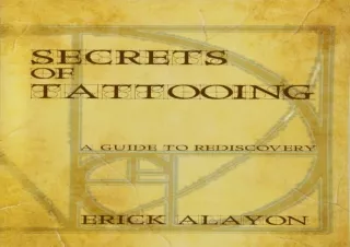 PDF Secrets of Tattooing