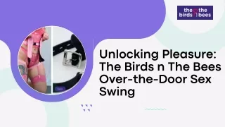 Unlocking Pleasure The Birds n The Bees Over-the-Door Sex Swing