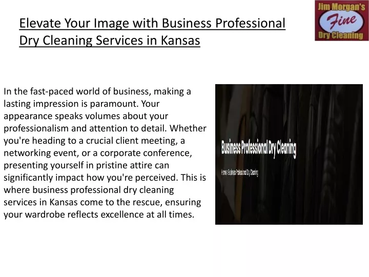 elevate your image with business professional